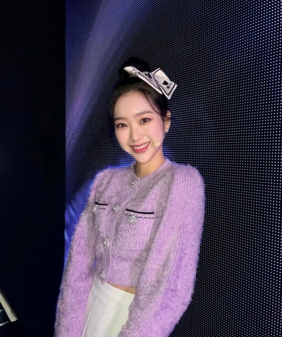 셀프 포트레이트 Lilac Fluffy Knit Cardigan (L) 상품이미지2