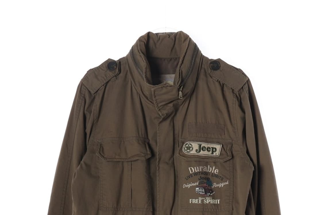 Jeep 빈티지 패치 워크 필드 야상 자켓 L 상품이미지4