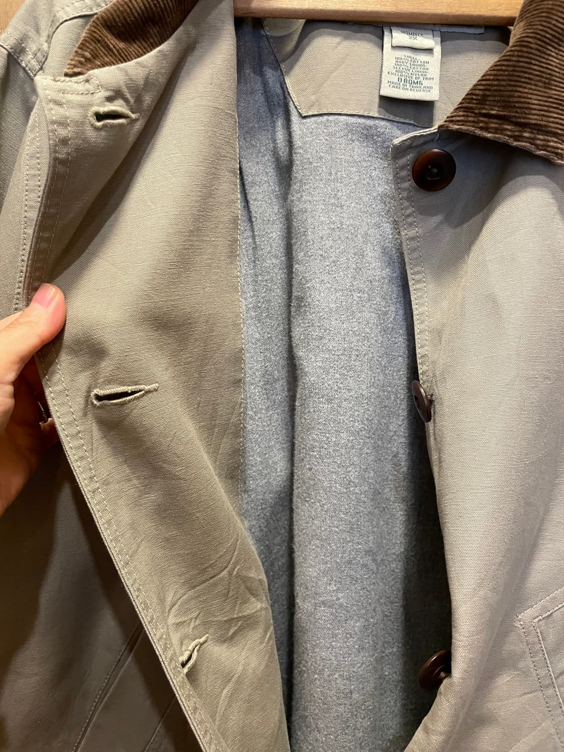 00's Vintage L.L.Bean Classic Field Coat 상품이미지6