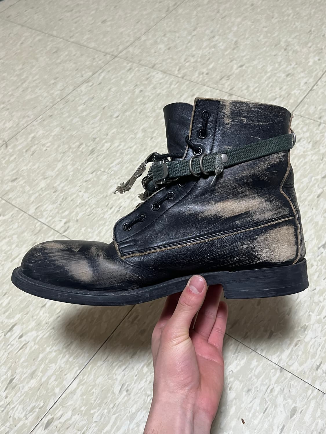 Undercover 06ss “T”기 스터드 부츠 상품이미지3