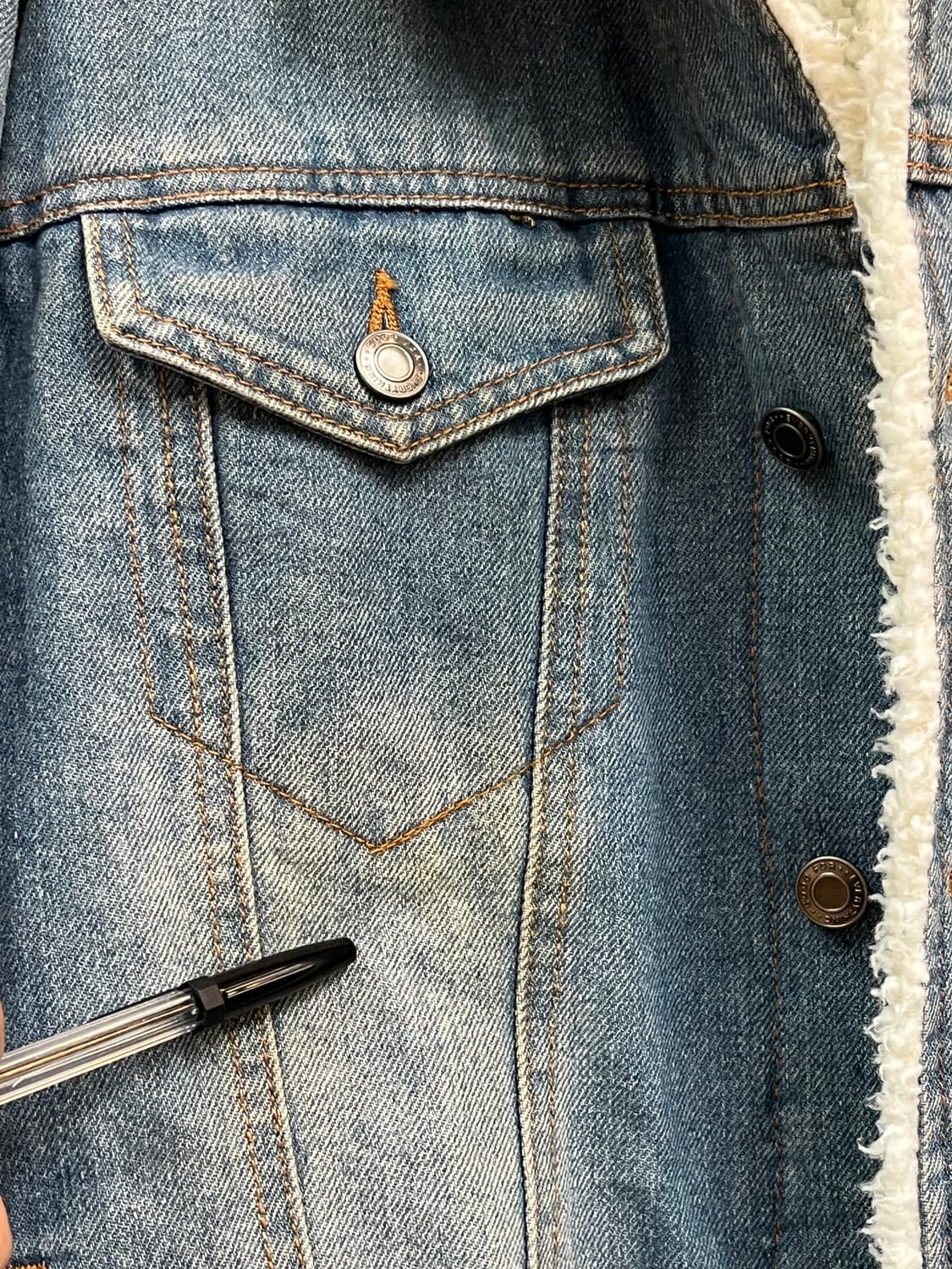 Jungle Storm 쉐르파 데님 자켓 M 상품이미지5