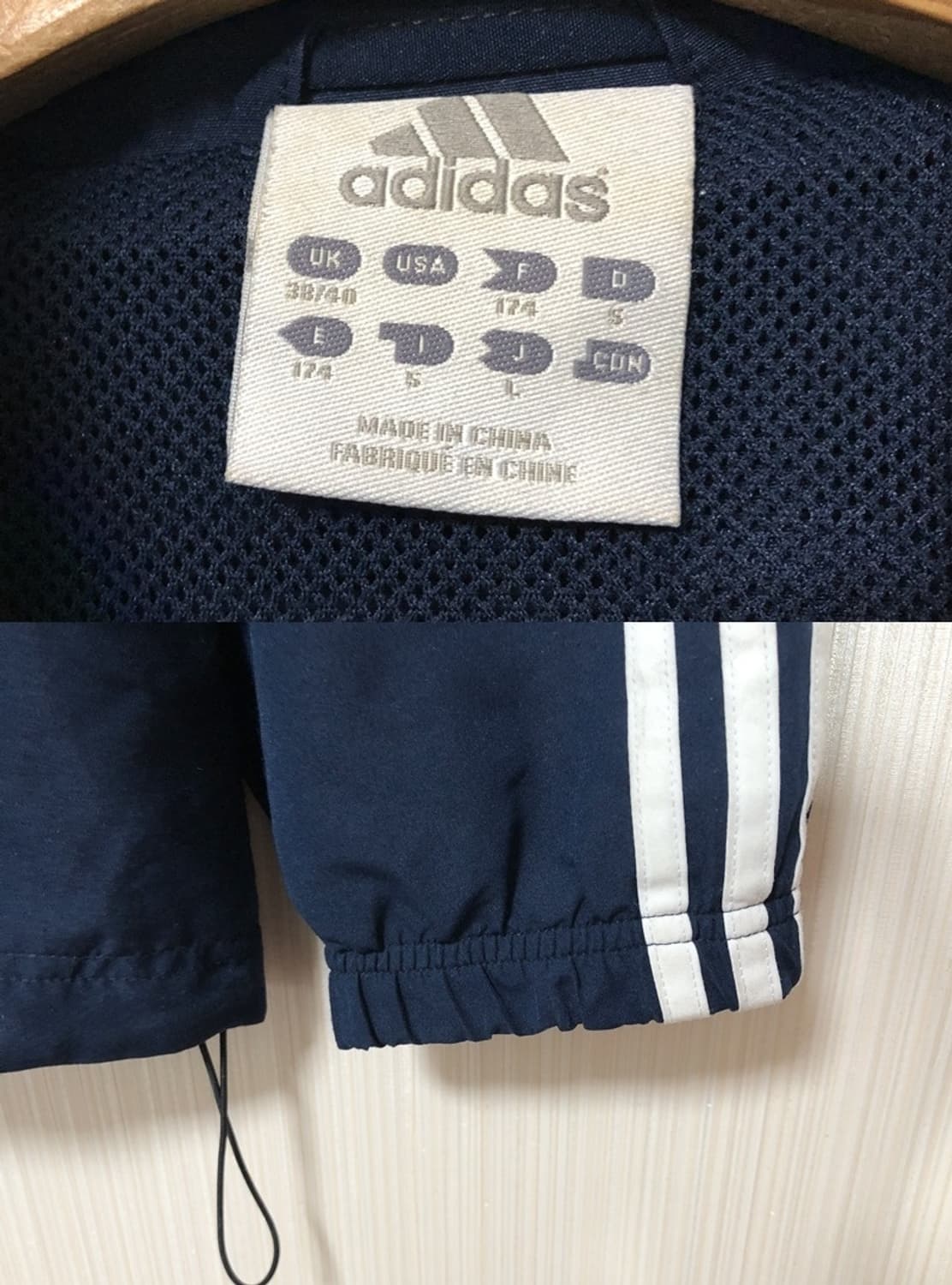 아디다스 10-11 첼시FC 트레이닝 우븐자켓/바람막이 L(해외) 상품이미지4