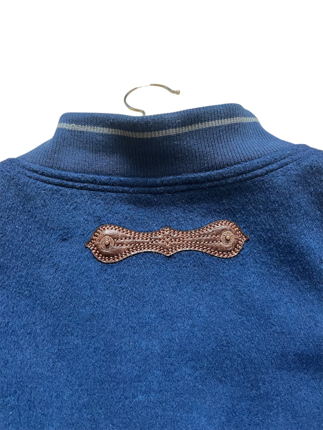 [L] 카럭터 울 블루종 블루 상품이미지4