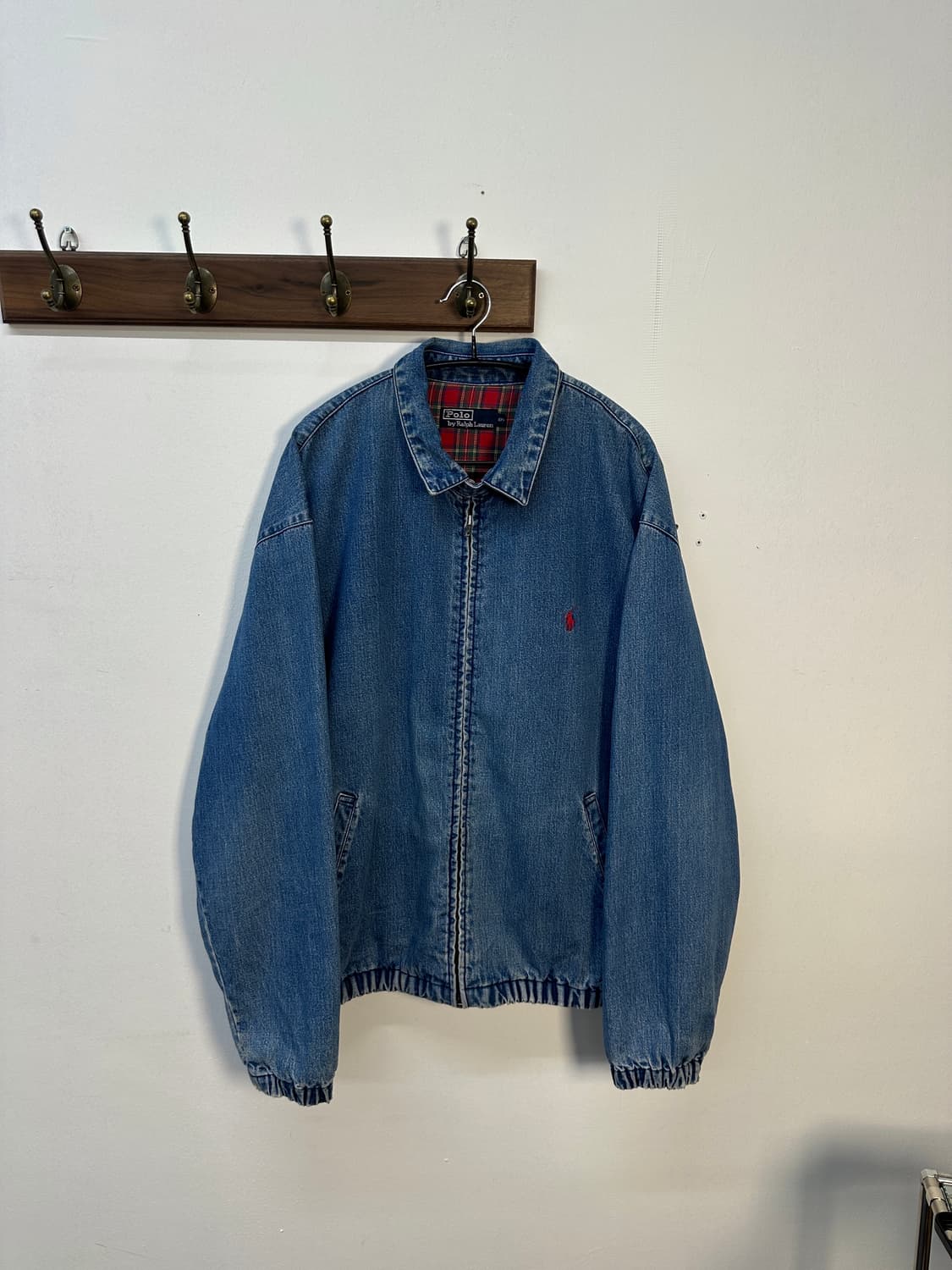 90s 폴로 랄프로렌 데님 풀집업 자켓  상품이미지1
