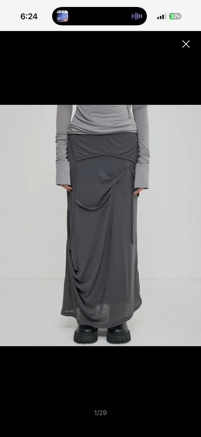 (세트/당일배송)플레어업 레이어드 롱슬리브 & 롱스커트 상품이미지2