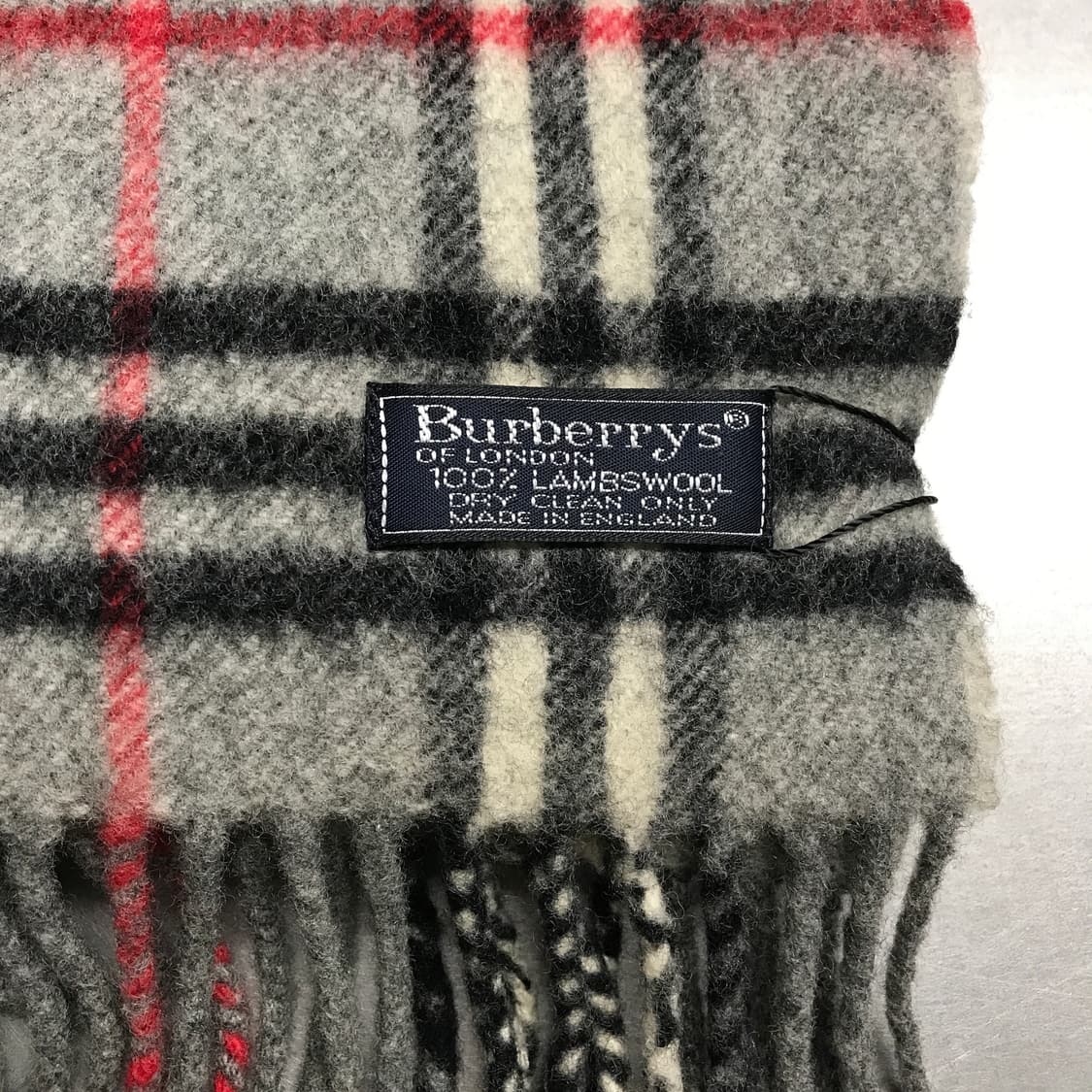 버버리 정품 램스울 머플러 그레이 상품이미지4
