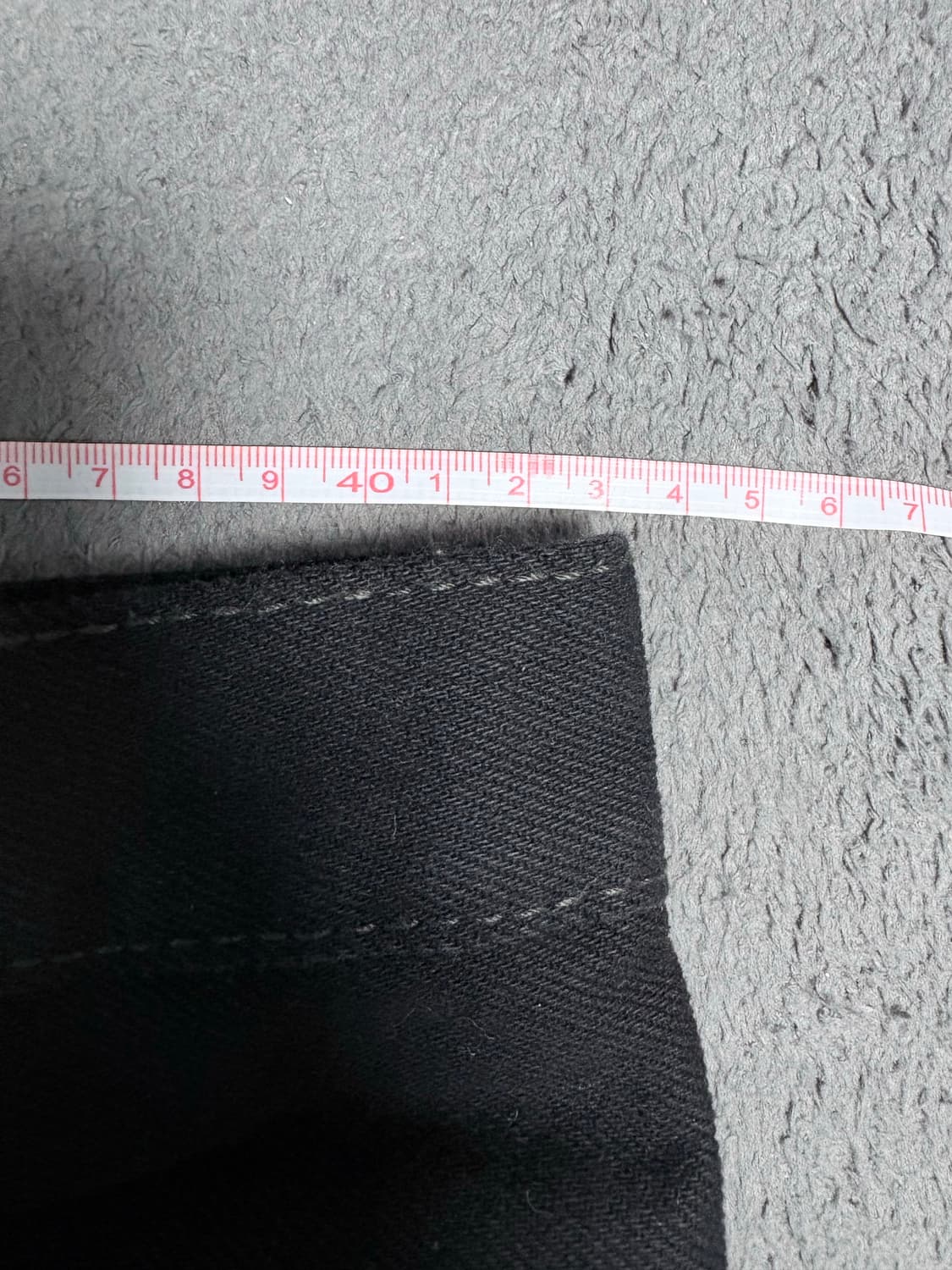 (34x32) 리바이스 517 부츠컷 블랙 데님 블랙진 상품이미지6