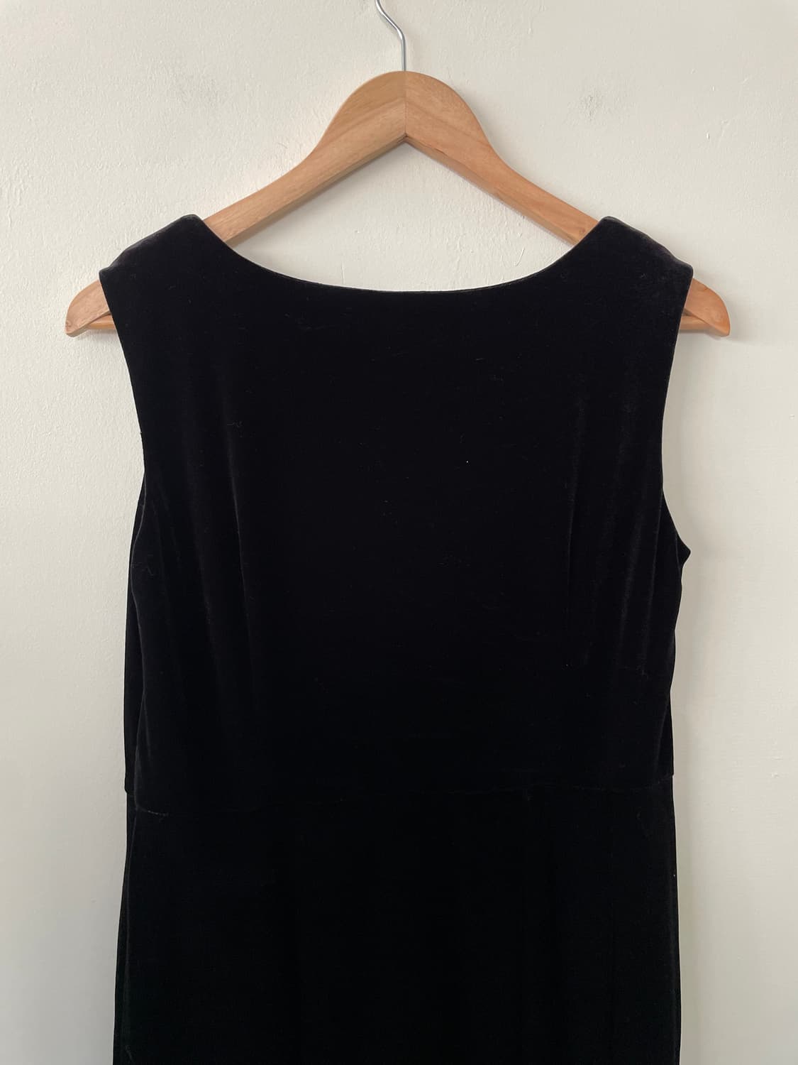 vintage black squre neck flare dress 상품이미지6