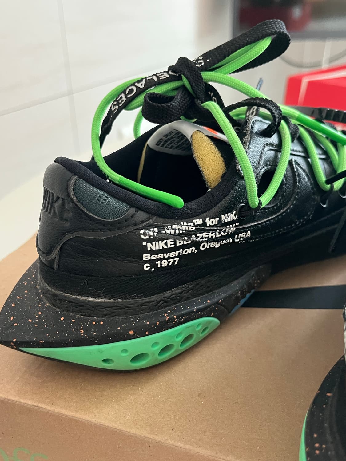 나이키 오프화이트 스니커즈 230 상품이미지3