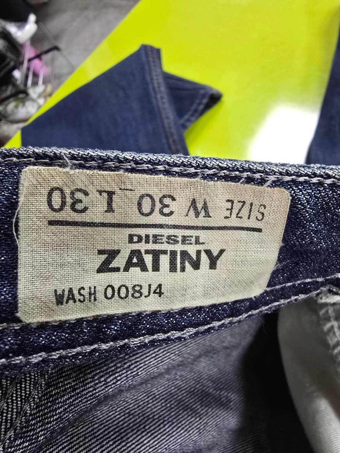 디젤 워싱 데님 청바지 (1319) 상품이미지5