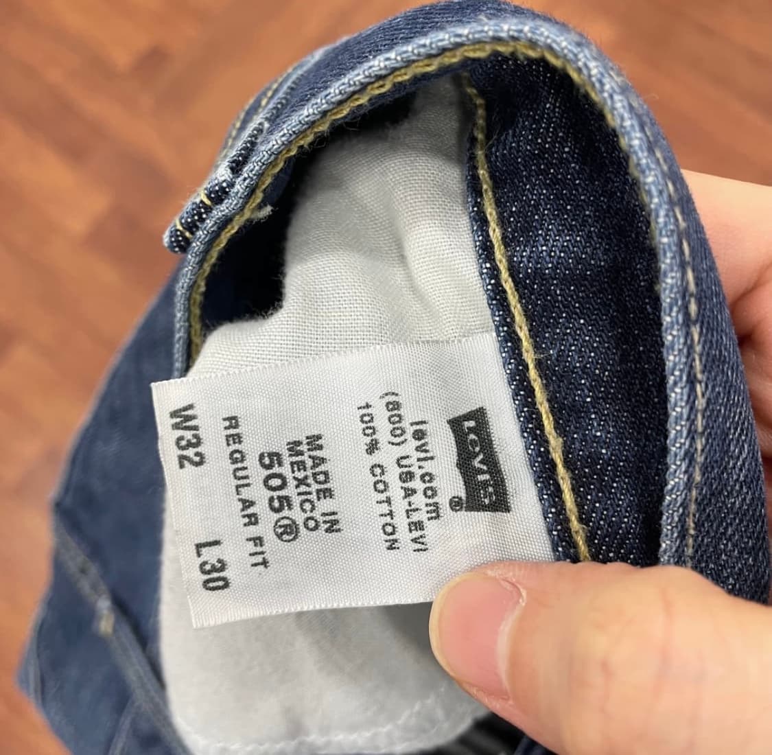 리바이스 505 빈티지 청바지 상품이미지5