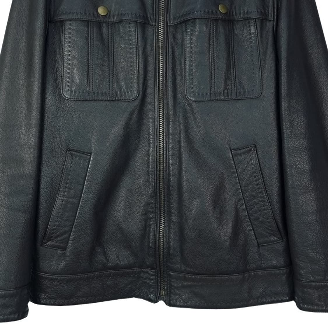 [빈티지] 리얼 램스킨 집업 양가죽 자켓 M18108 상품이미지5
