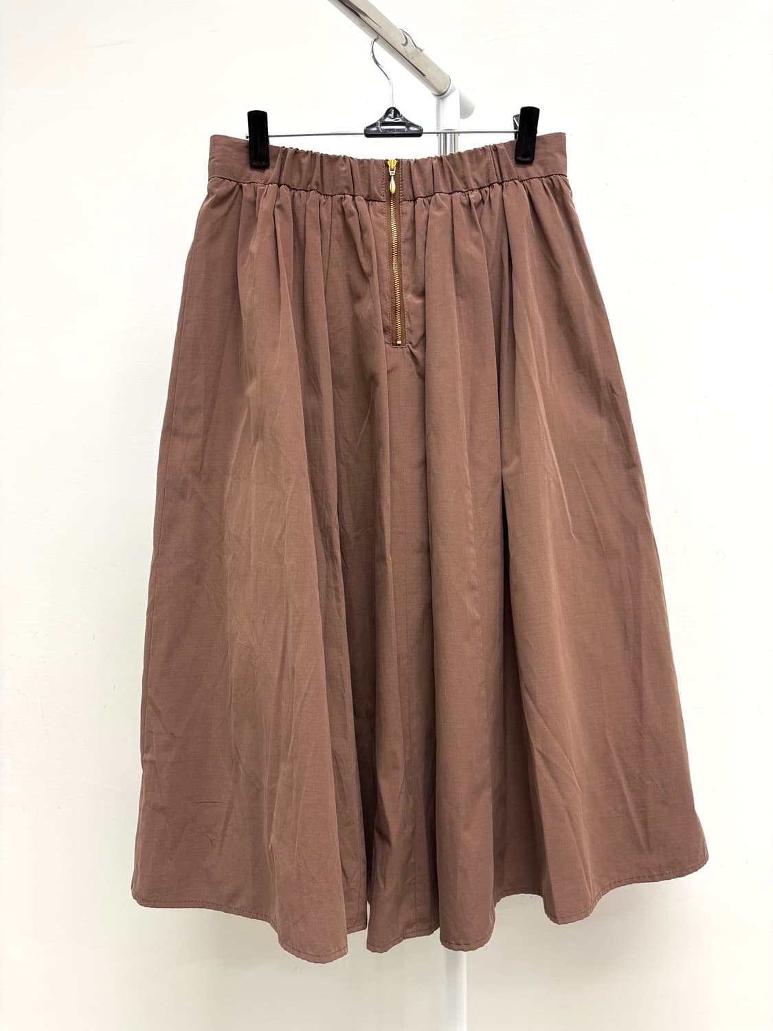 빈티지 브라운 미디 스커트 상품이미지7