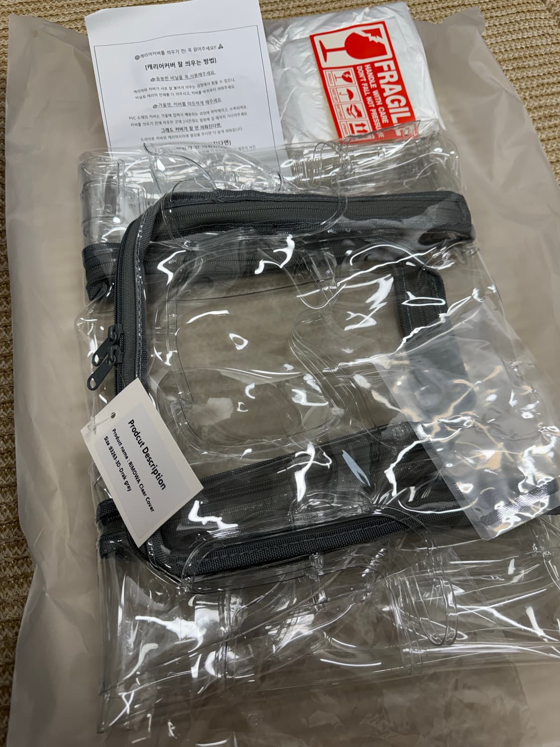 리모와(RIMOWA) 에센셜 체크인 M 캐리어 그레이색상 상품이미지9