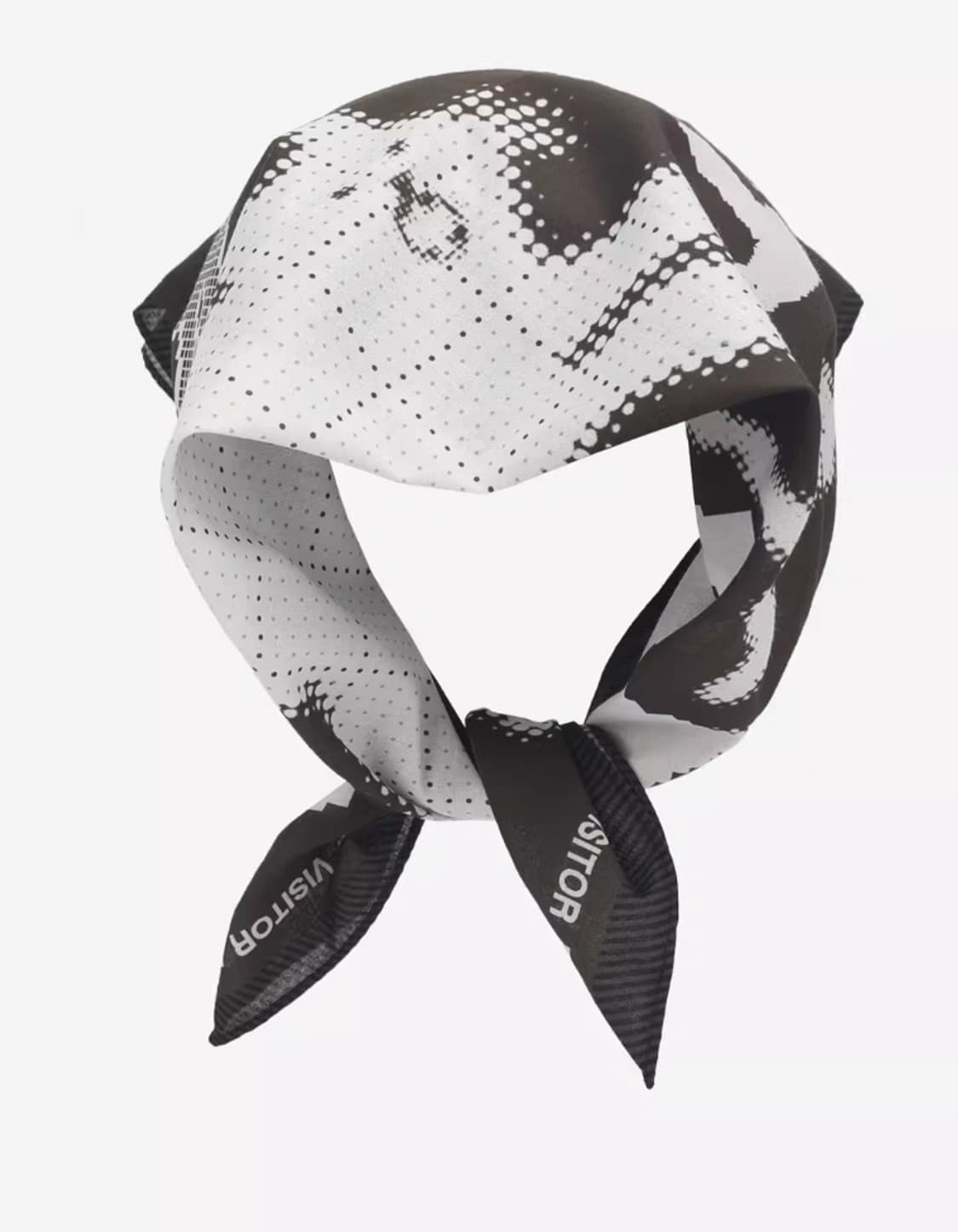 [새상품]도트 고양이 반나다 스카프 브라운 상품이미지4