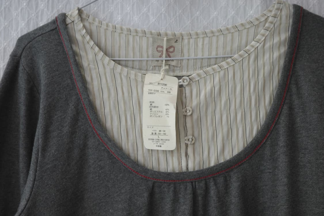 Roll layered T-shirt 상품이미지6