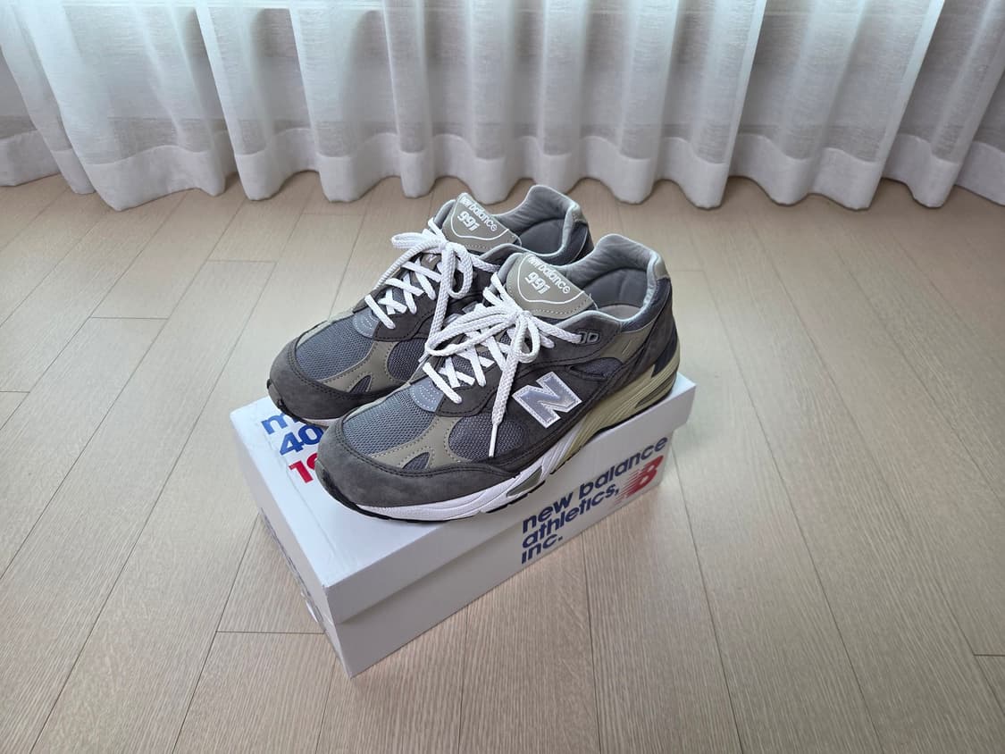 뉴발란스 991 Made In UK 40주년 그레이 270 size 상품이미지2