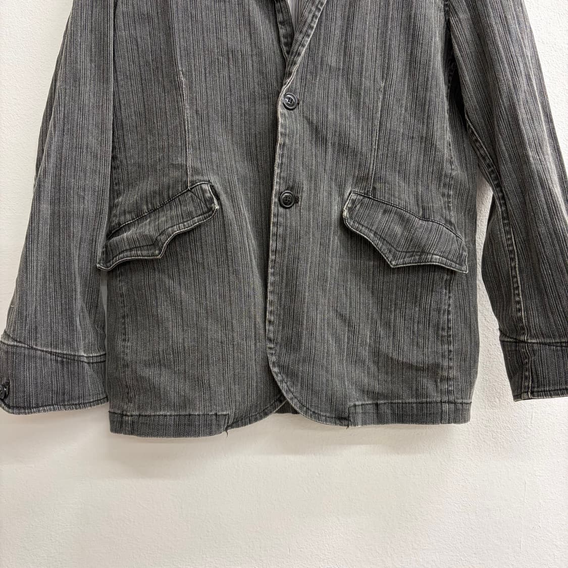 정글스톰 빈티지 스트라이프 블레이저 재킷(XL) 상품이미지5