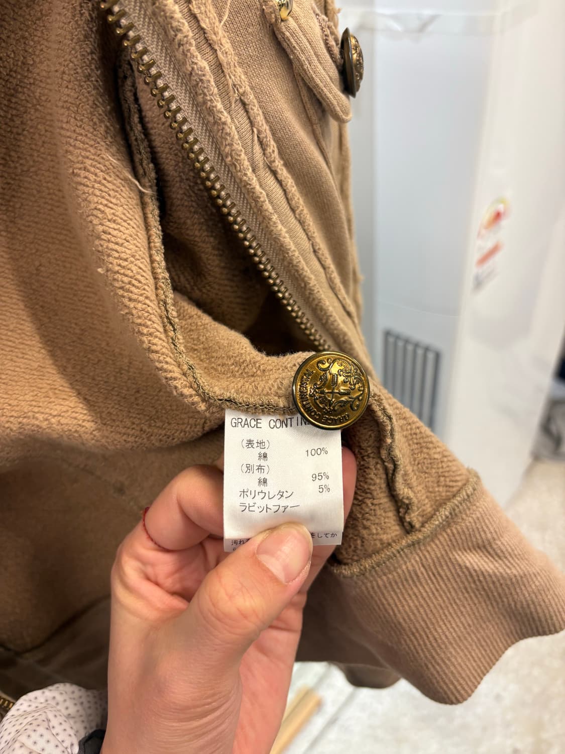 Grace Continental fur zip up jacket 상품이미지7