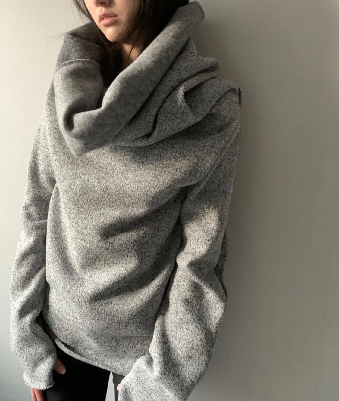 loooong neck knit top 상품이미지1