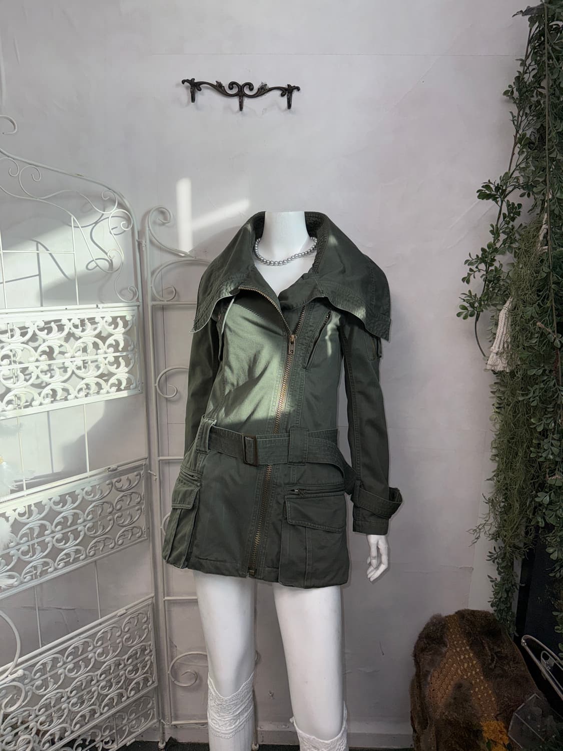 G.O.A khaki military safari jacket  상품이미지8