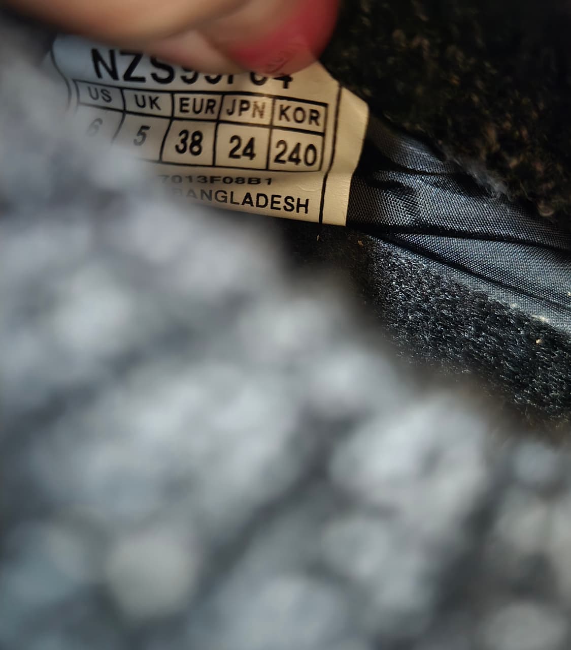 노스페이스 패딩 슈즈 블랙240mm 상품이미지5