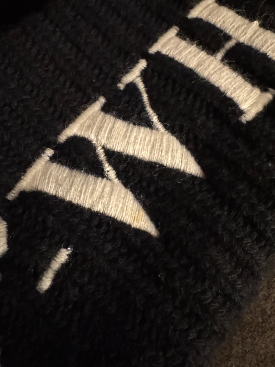 오프화이트 logo embroidered wool beanie 상품이미지4