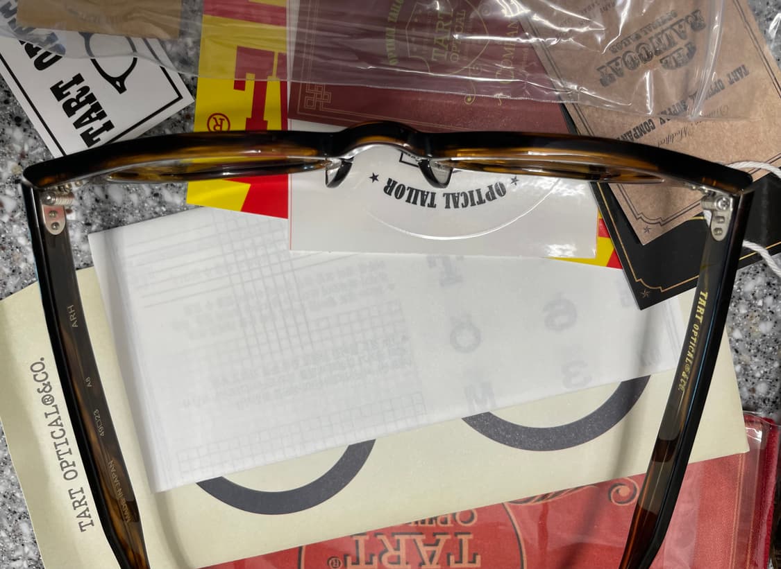 타르트 옵티컬 아넬 헤르티지 49사이즈 A8 새상품 상품이미지8