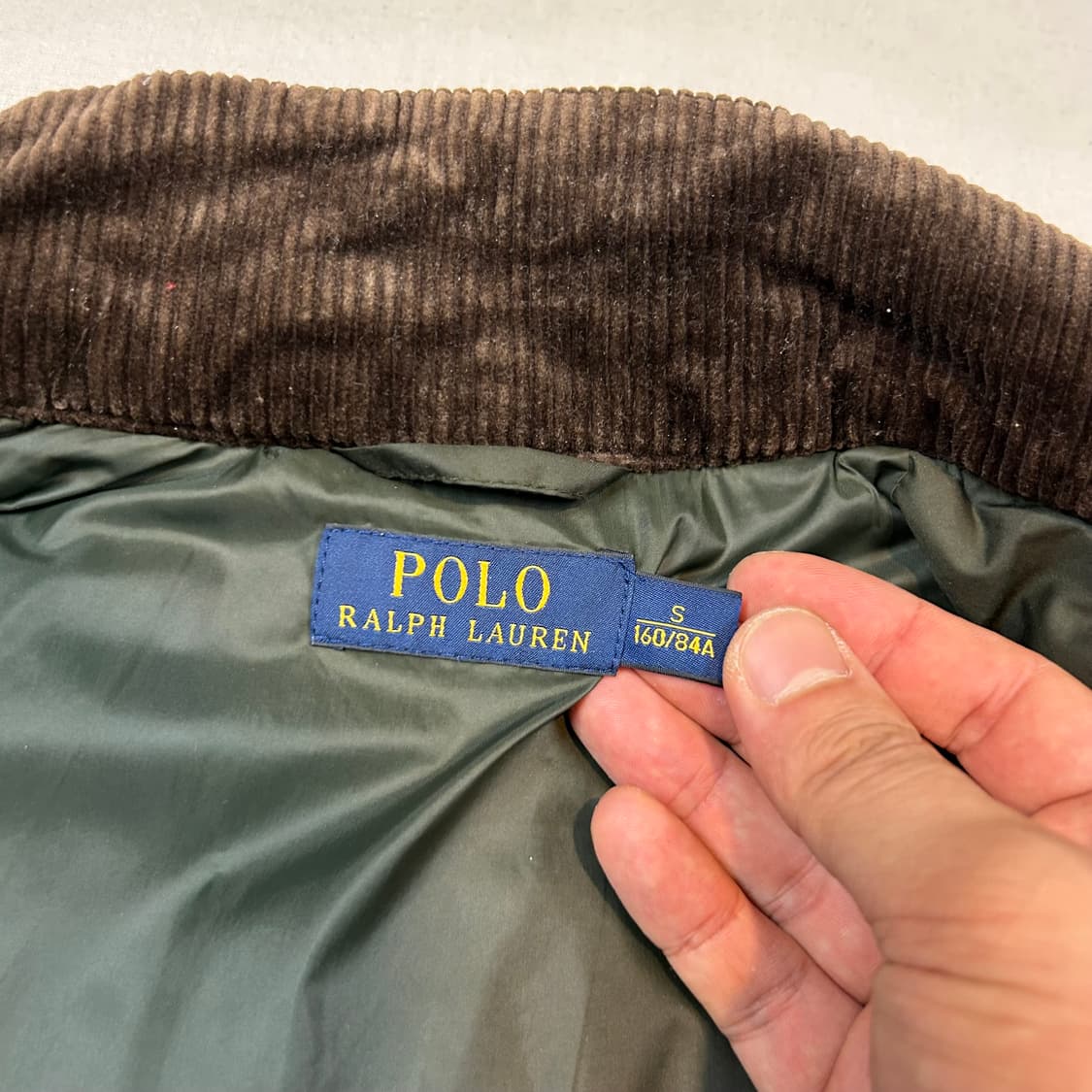 S) 폴로 랄프로렌 올리브 클래식 퀼팅 조끼 베스트 상품이미지8