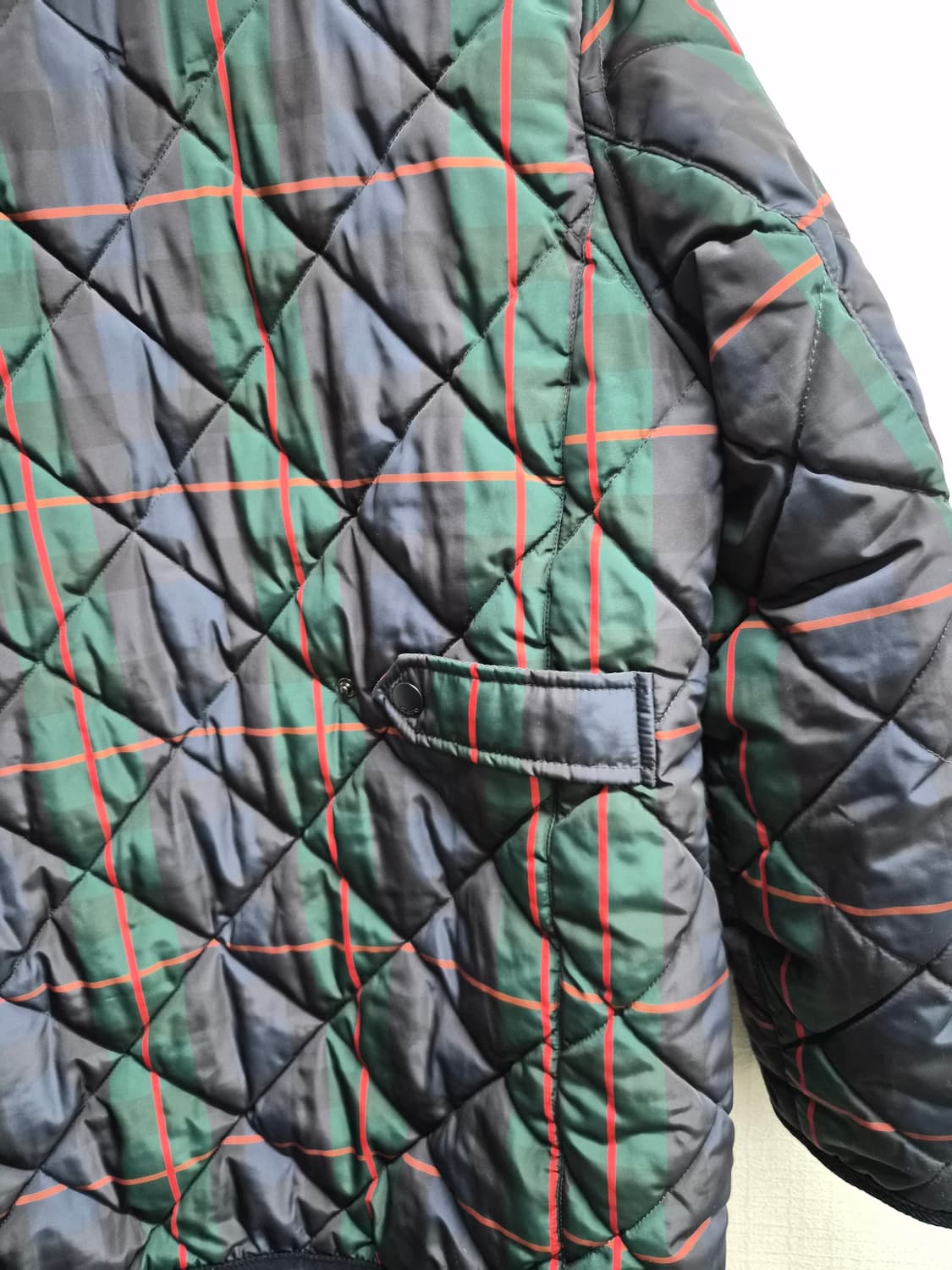 우먼 M) siero 시에로 타탄체크 퀼팅자켓 팝니다 상품이미지4