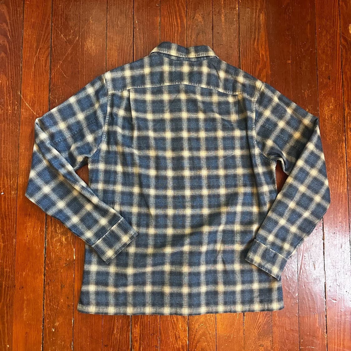 90s RRL 더블알엘 플란넬 체크 오버셔츠 상품이미지5