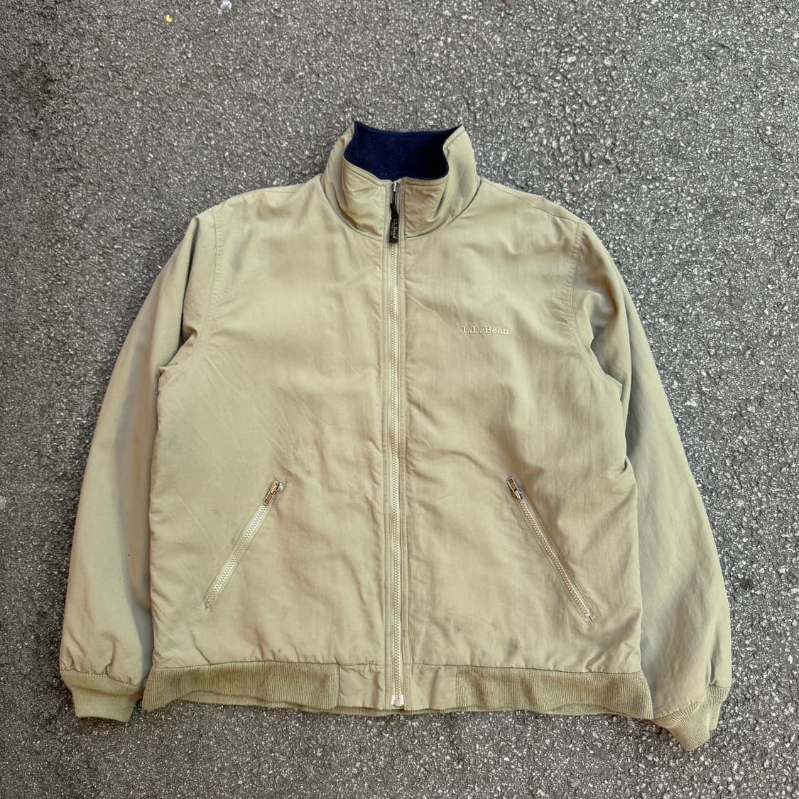 LLBean 안감 플리스 집업 베이지 상품이미지1