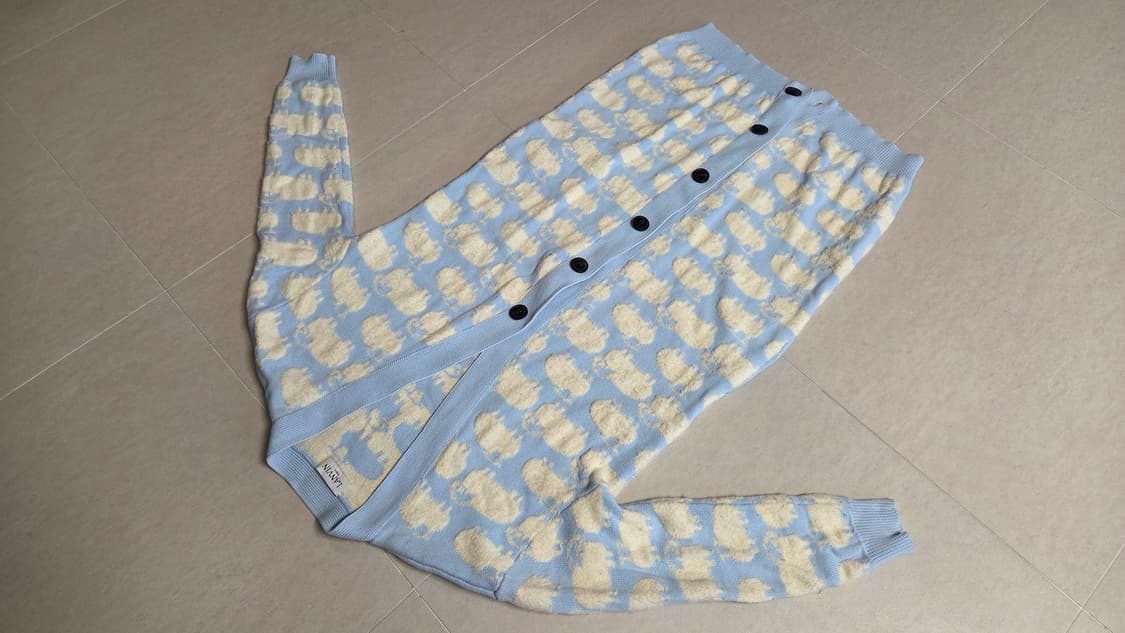 랑방 컬렉션 어린양 Sheep 자수 롱 가디건 상품이미지8