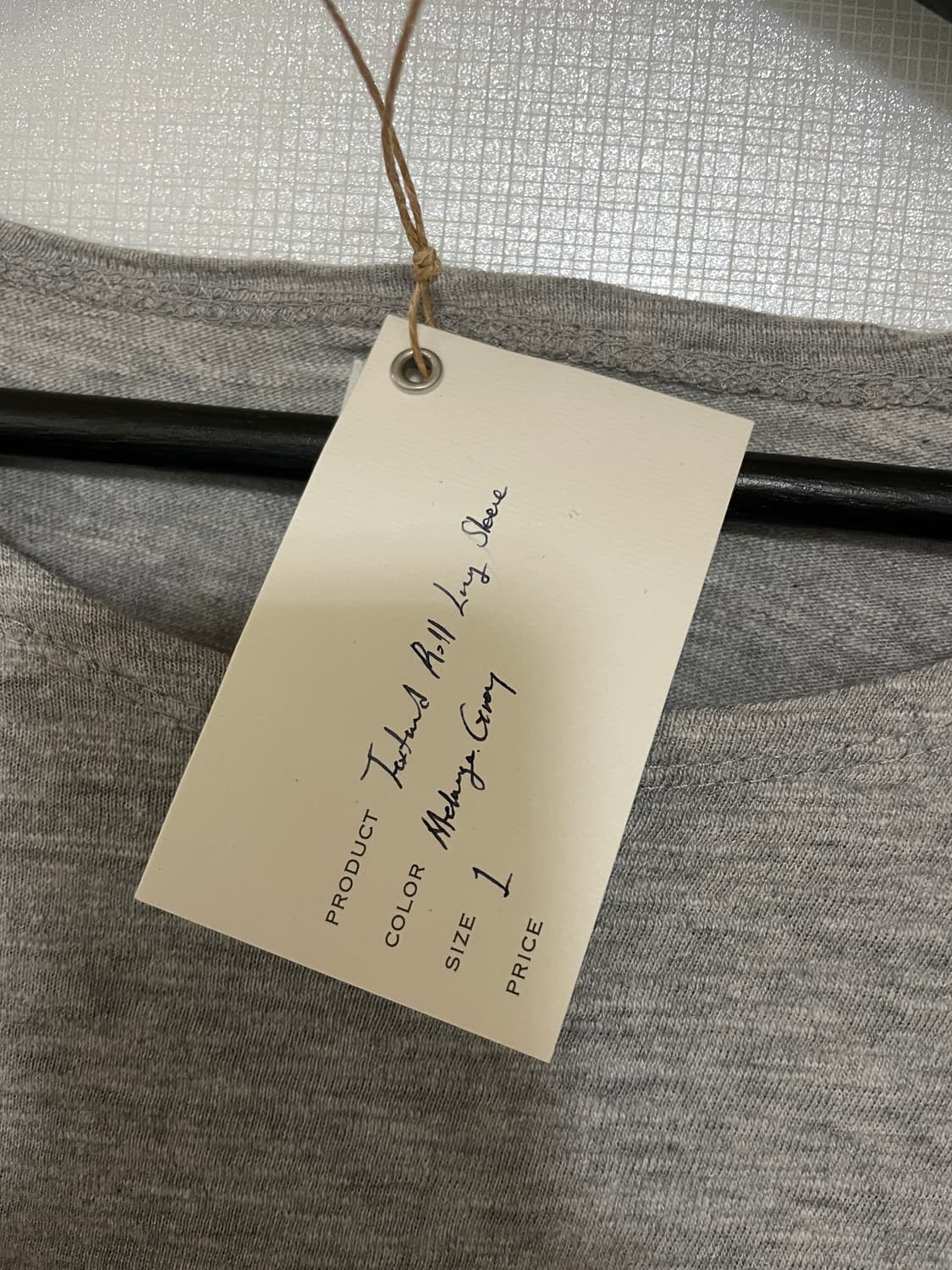 모노프리베 롱슬리브 멜란지그레이 상품이미지5