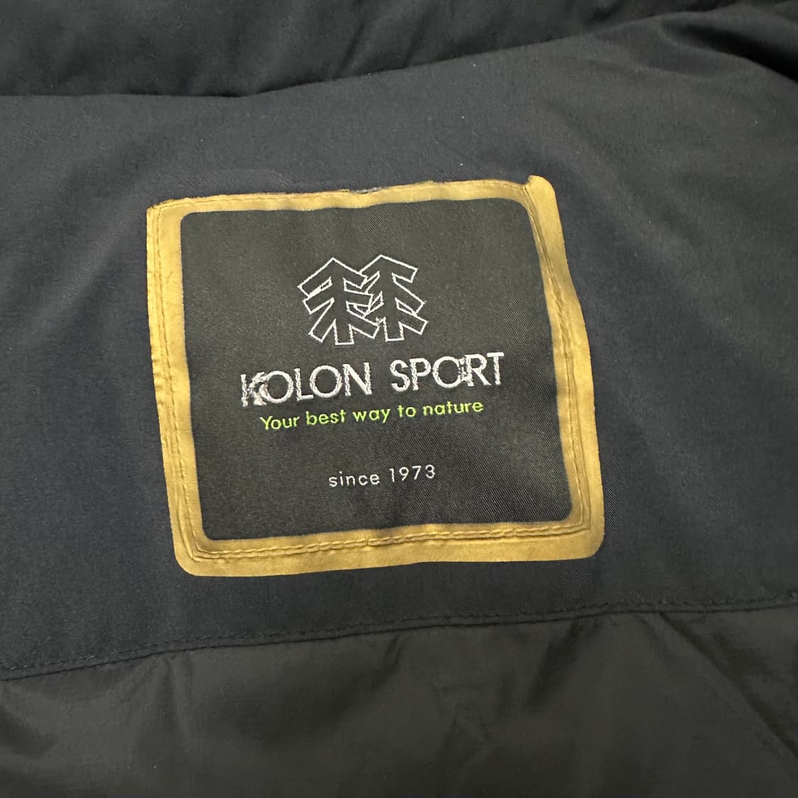 코오롱스포츠 윈드스토퍼 구스다운 패딩 네이비 105(XL) 상품이미지8