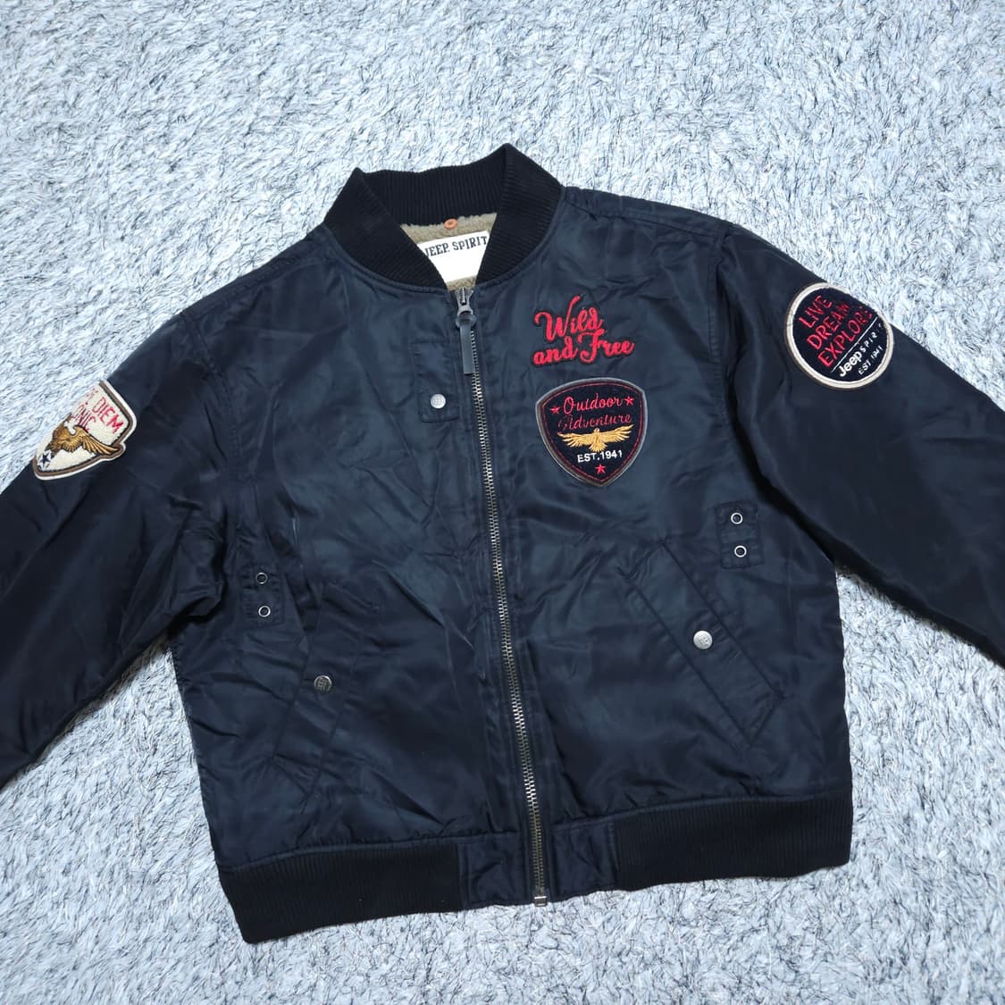 Jeep) XL 남자 양털안감 항공점퍼 / 왕눈이샵 상품이미지2