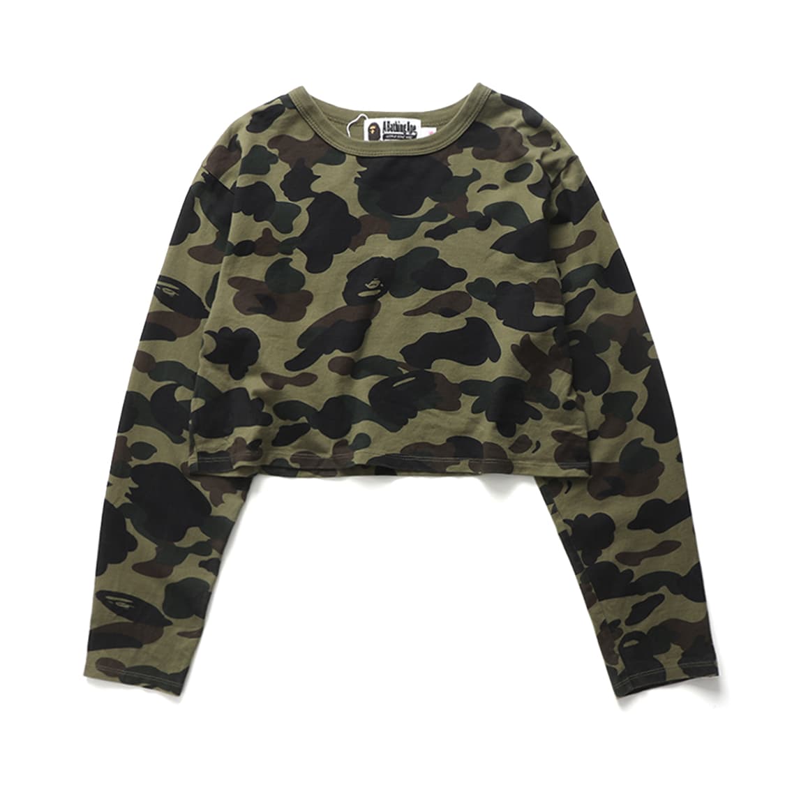 A BATHING APE 1st Camo Cropped LS Tee 상품이미지2
