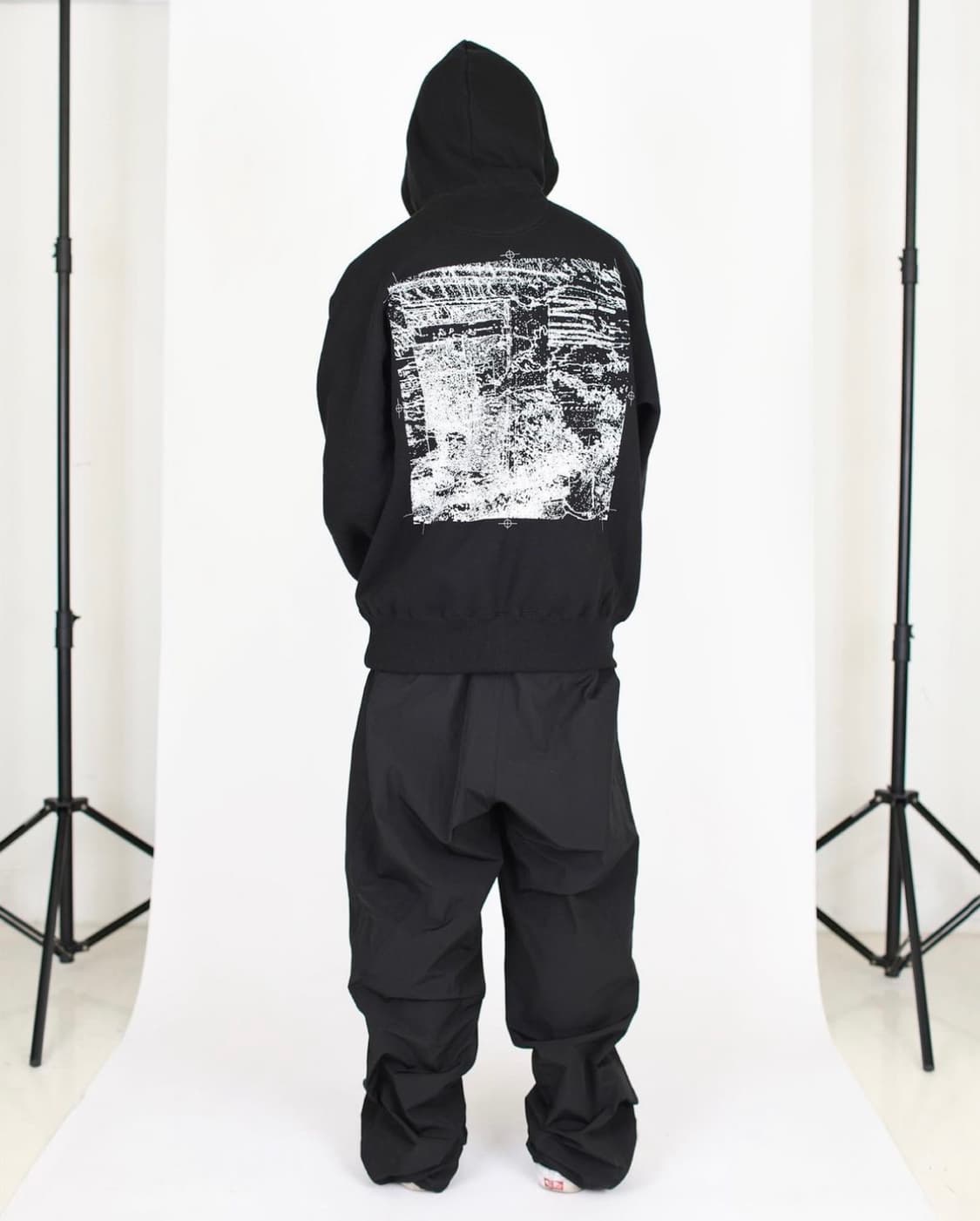 Hyein seo 우원재 블랙아웃 후디 3 상품이미지6