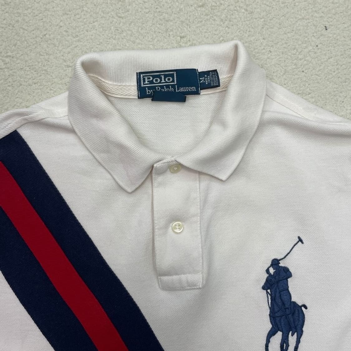 POLO RALPH LAUREN 픽포니 PK티 화이트 M 상품이미지3
