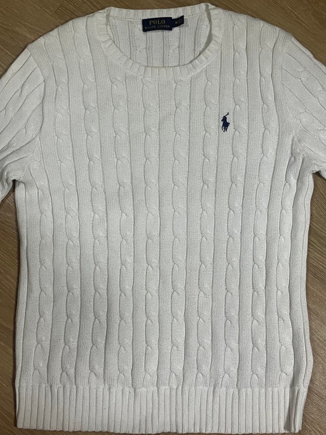 폴로 랄플로렌 꽈배기니트 M 상품이미지1