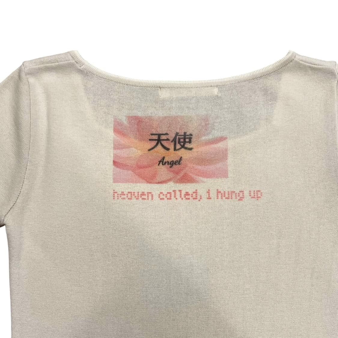 Angel Ivory Short Sleeve Knit in 상품이미지7