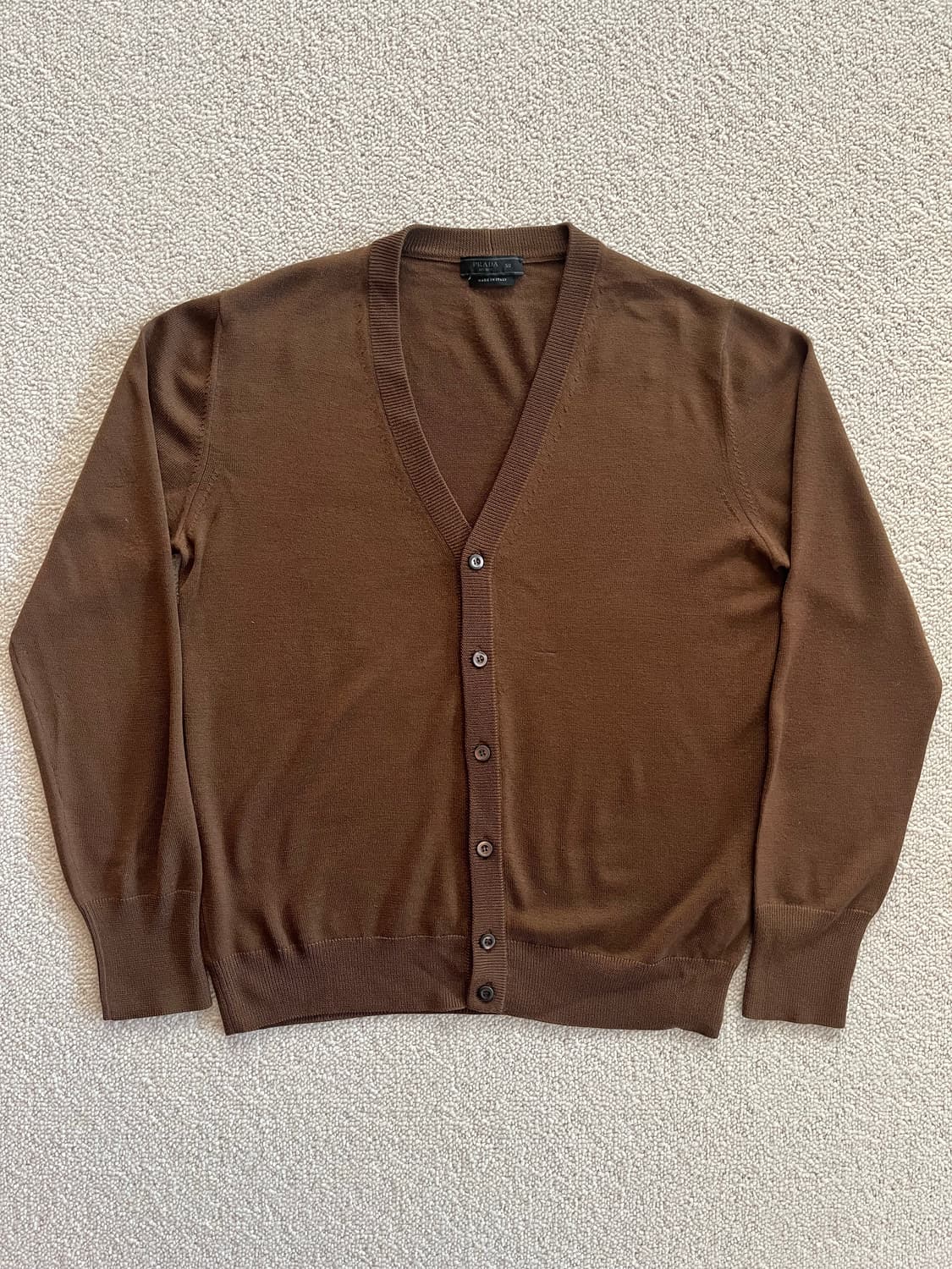 PRADA LANA WOOL KNIT CARDIGAN 상품이미지1