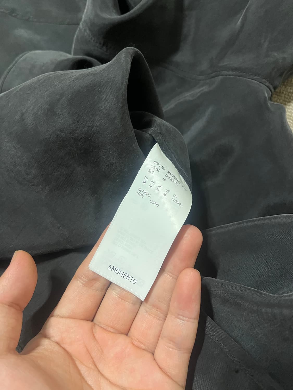 아모멘토 26SS 큐프라 탑 상품이미지5