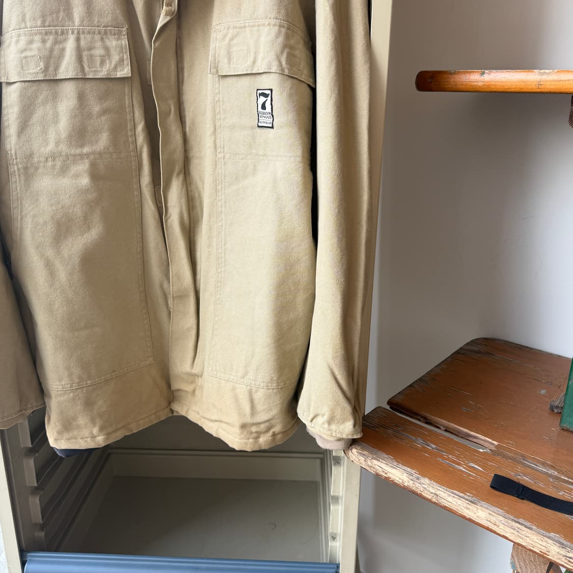 90s usa 브루클린 익스프레스 워크 자켓 상품이미지2