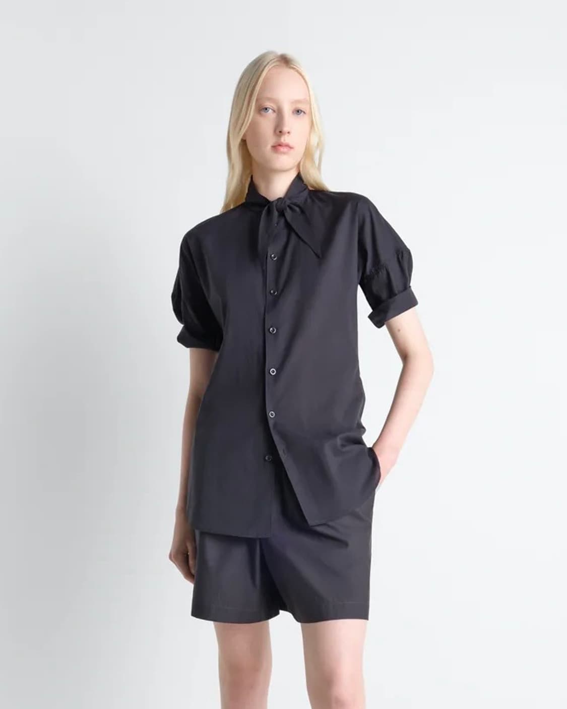 [34,36]르메르 26ss FOULARD 스카프 셔츠/스퀴드 잉크 상품이미지1