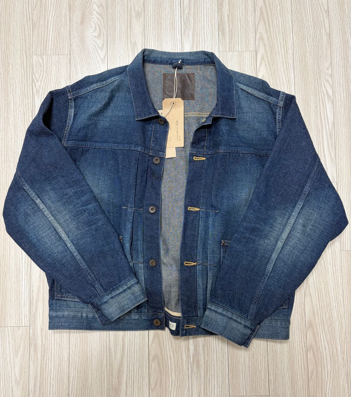 [40] 타이가 타카하시 Lot 714 데님 자켓 데미지드 인디고 상품이미지1