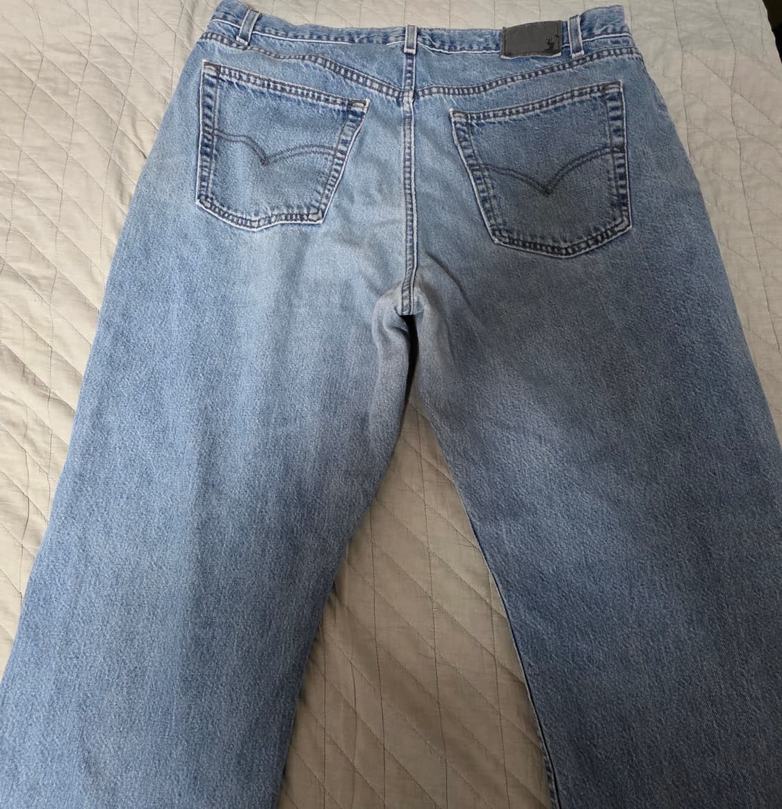 [40X32] 90s 빈티지 리바이스 실버탭 스트레이트 루즈핏 상품이미지4
