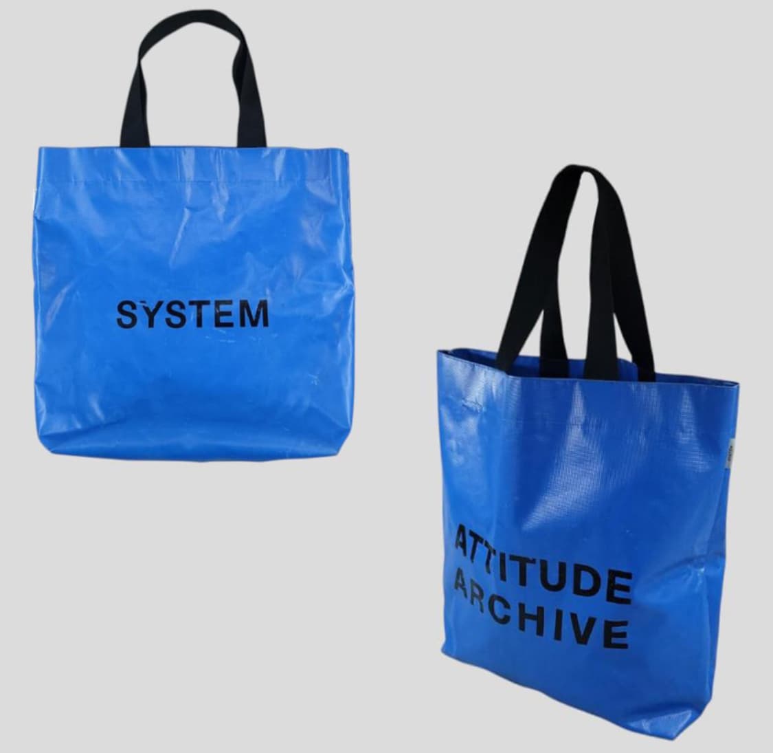 System Blue PVC Bag 상품이미지1