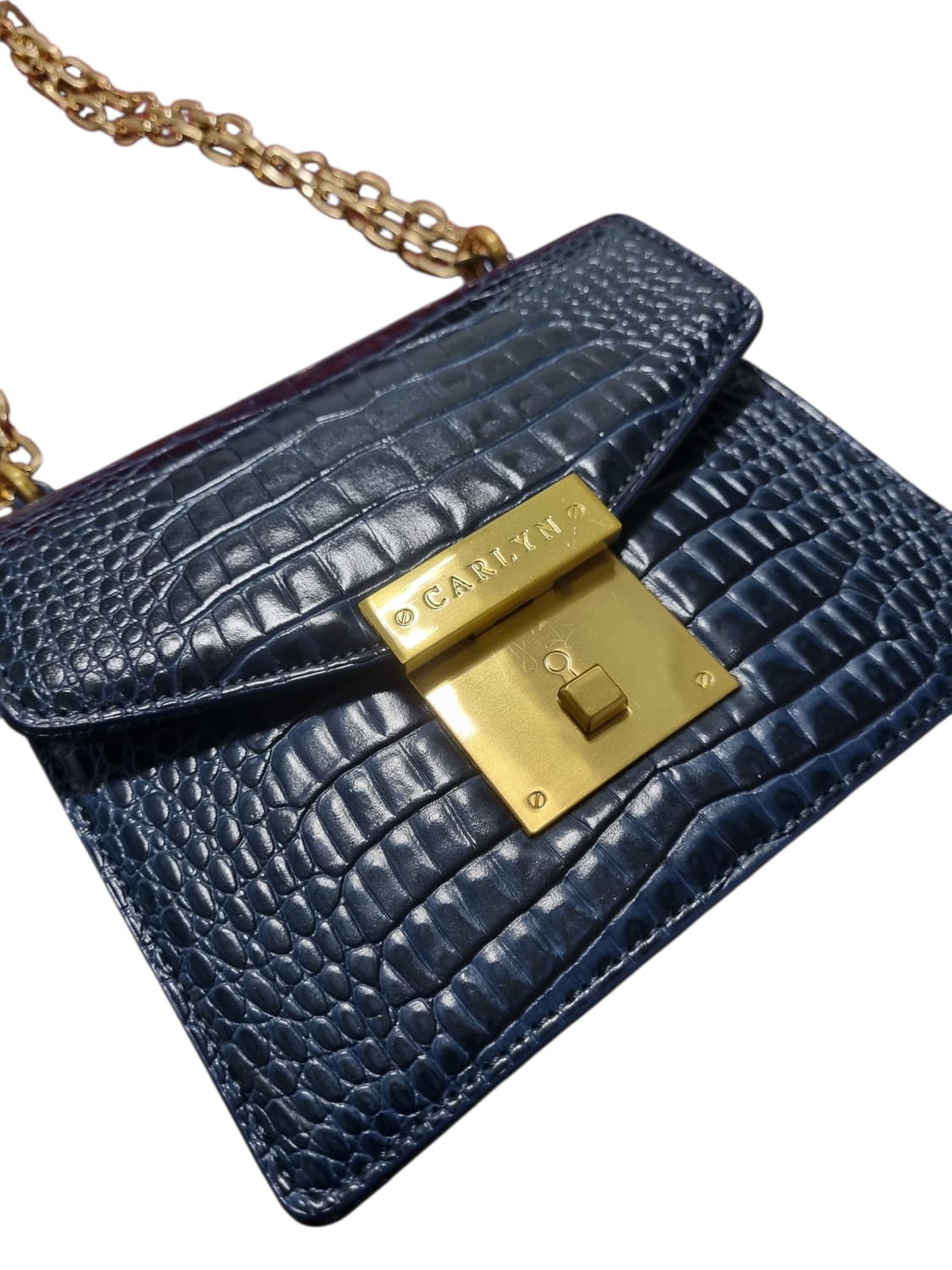 칼린 Carlyn 악어가죽 체인백 상품이미지2