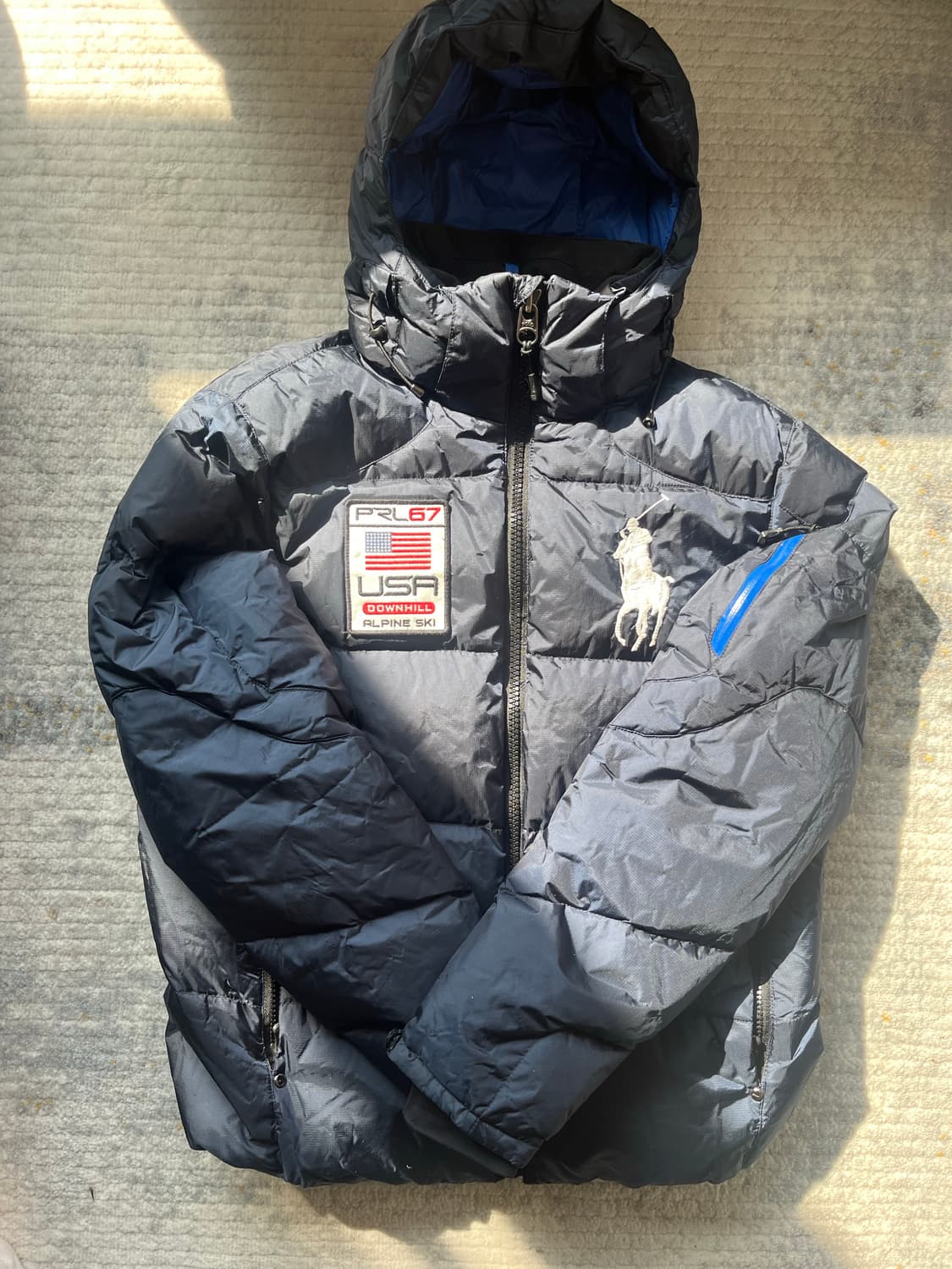 폴로 성조기 빅포니 패딩 상품이미지1